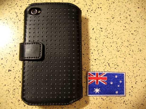 オーストラリア刺繍ワッペン縦3.6cm×横5cmアイロン接着australia国旗