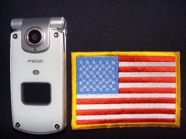 アメリカ国旗ワッペン「10cm」アイロン接着USA星条旗 : 刺繍家族