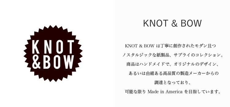 KNOT  BOW 商品一覧