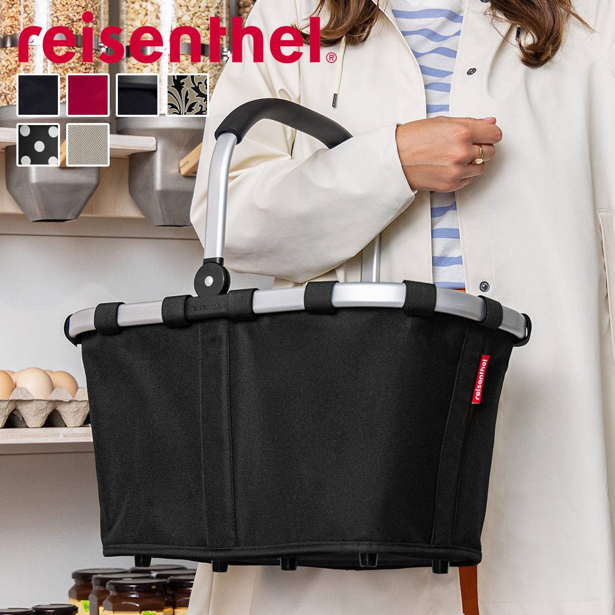 reisenthel ライゼンタール キャリーバッグ CARRYBAG （ 買い物カゴ reisenthel キャリーバッグ 買い物かご ショッピングバッグ 折りたたみ マイバッグ ）