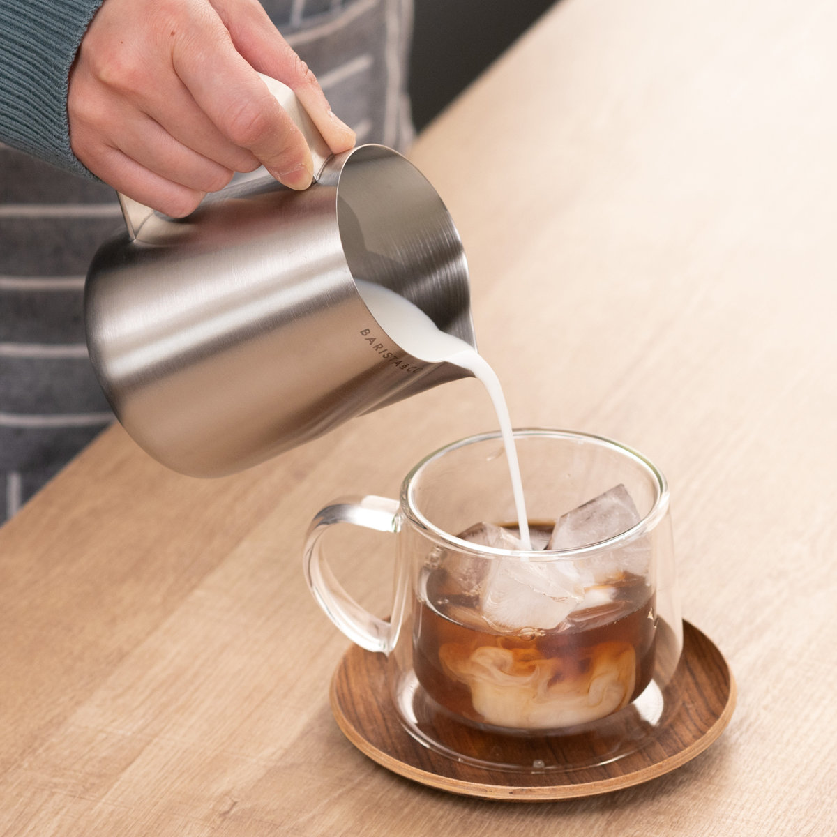 特典付き BARISTA&CO バリスタアンドコー バリスタプロミルクピッチャー 400ml Barista Pro Milk Pitcher （ バリスタ＆コー ミルクジャグ ラテアート ） | BARISTA & CO | 15