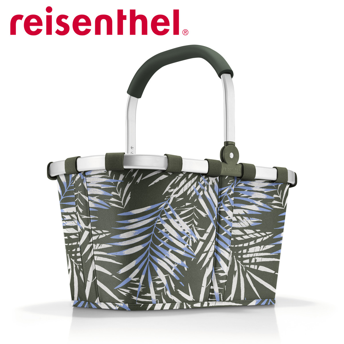 reisenthel ライゼンタール キャリーバッグ JUNGLE TRAIL GREEN CARRY BAG （ 買い物カゴ キャリーバッグ ショッピングバッグ 折りたたみ マイバッグ ）