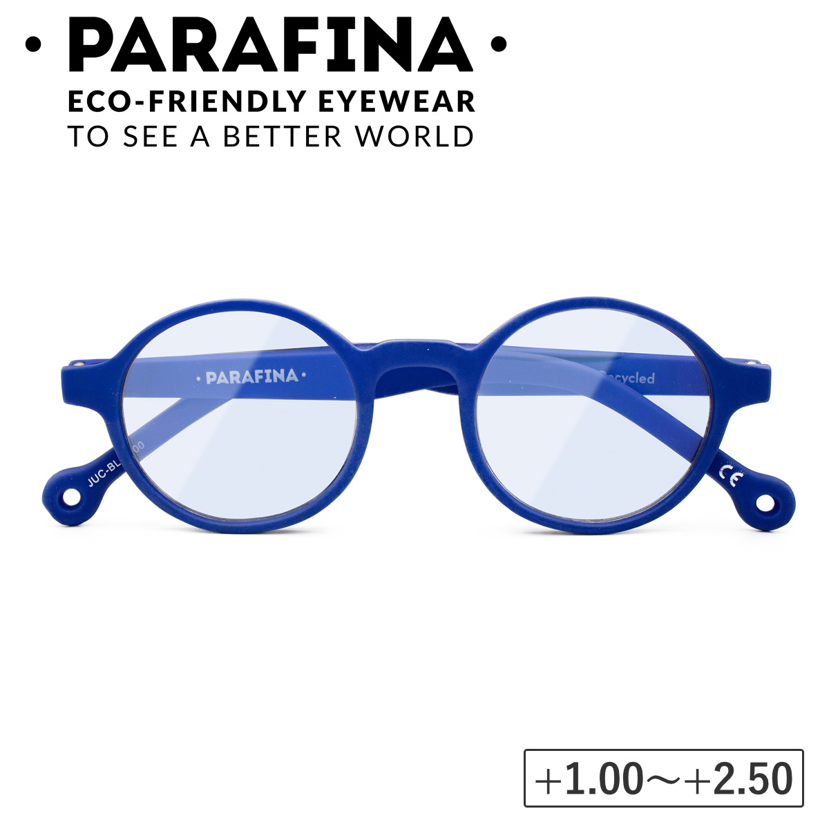 PARAFINA パラフィナ フカル JUCAR ブルー リーディンググラス （ 老眼鏡 メガネ おしゃれ 軽量 フレーム 眼鏡 めがね ） | PARAFINA