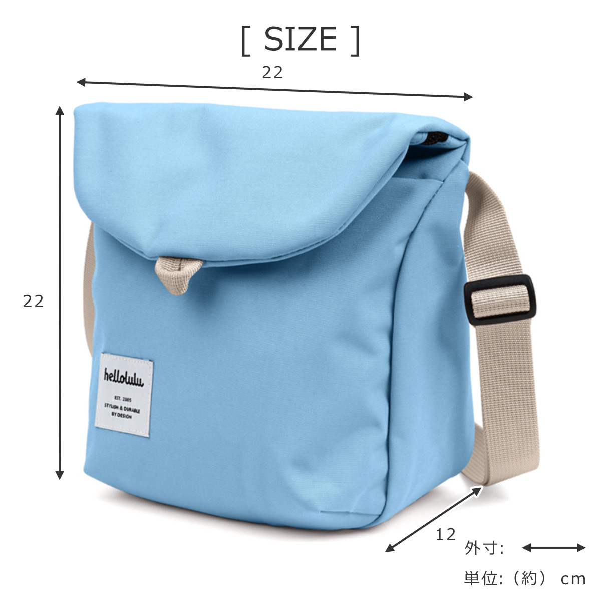 ショルダーバッグ hellolulu ハロルル デシ DESI （ バッグ レディース メンズ ショルダー かばん 鞄 クロスボディ ミニ 軽い ） | hellolulu | 19