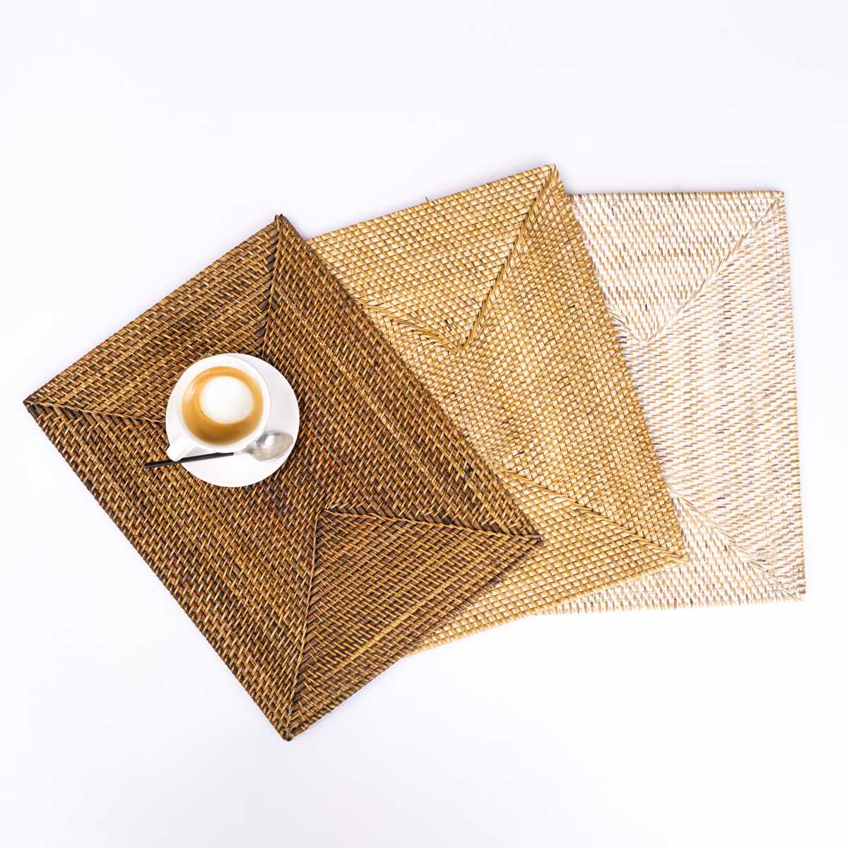TISECO ティセコ RATTAN Placemat Rectangle ラタン プレイスマット