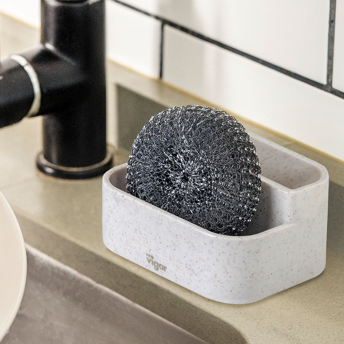 Vigar ヴィガール レンゴWスポンジホルダー Double Sponge Holder （ スポンジホルダー 2段 スポンジ置き スポンジ収納 ） | Vigar | 10