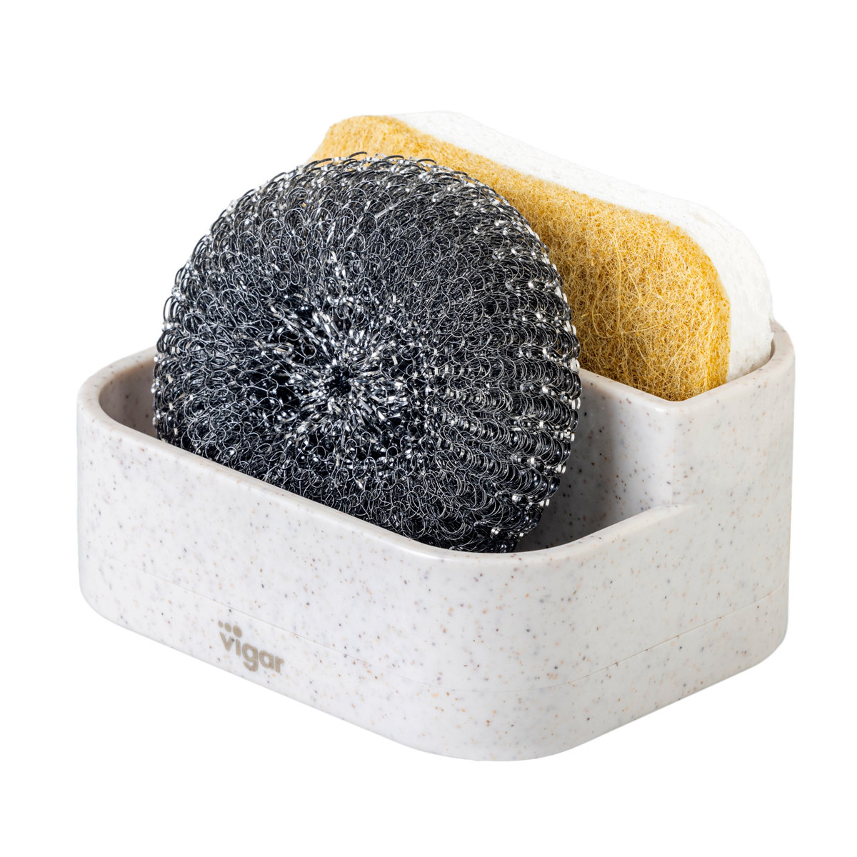 Vigar ヴィガール レンゴWスポンジホルダー Double Sponge Holder （ スポンジホルダー 2段 スポンジ置き スポンジ収納 ） | Vigar | 01