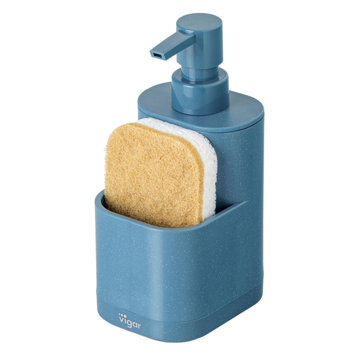 Vigar ヴィガール レンゴ 2ピース シンクキャディセット RENGO 2 Piece Sink Caddy Set （ スポンジホルダー スポンジ置き ディスペンサー付き スポンジ ） | Vigar | 03