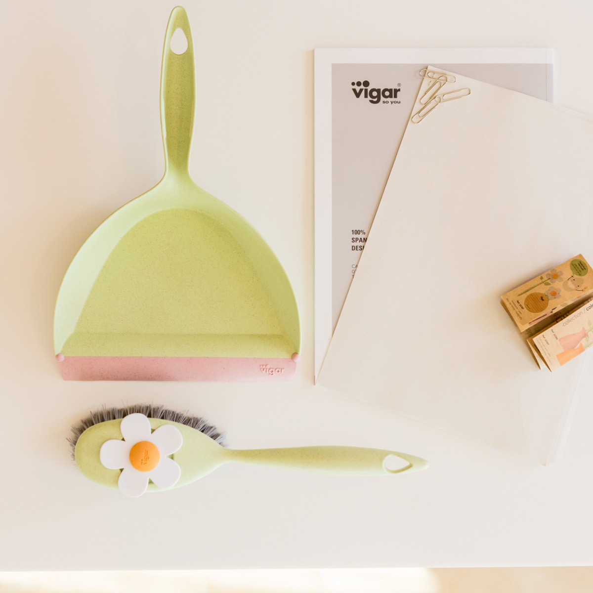 Vigar ヴィガール フローガニック ハンディセット FLORGANIC Handy Set （ 掃除 ホウキ コンパクト かわいい 箒 ミニほうき 卓上 ） | Vigar | 06