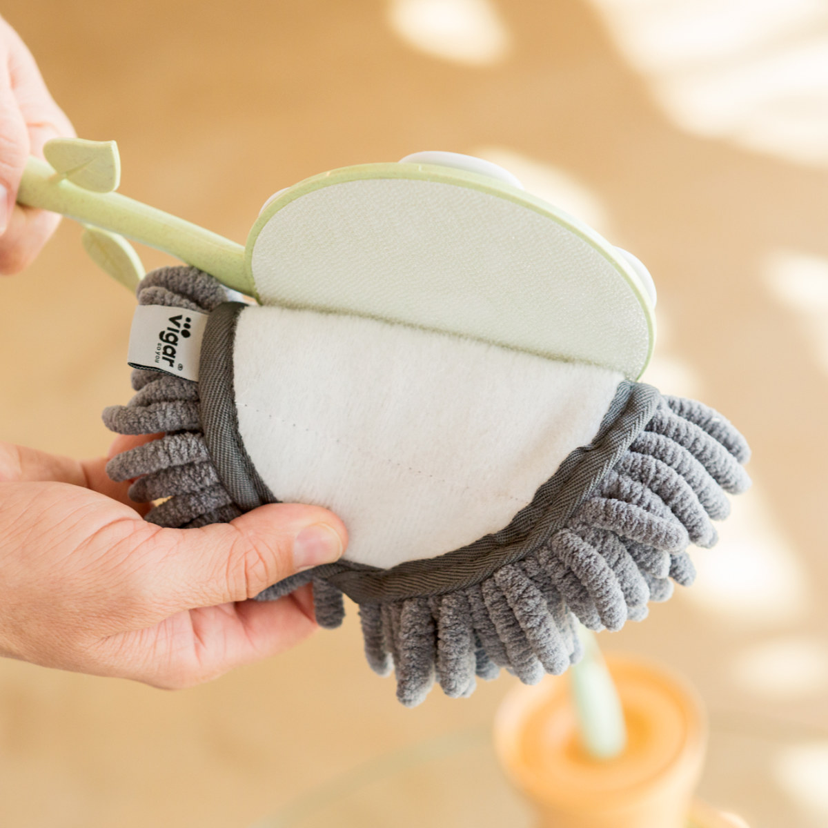 Vigar ヴィガール フローガニック ラウンド マイクロファイバーダスター FLORGANIC Round Microfiber Duster （ ハンドモップ 洗える かわいい ホコリ取り ） | Vigar | 07