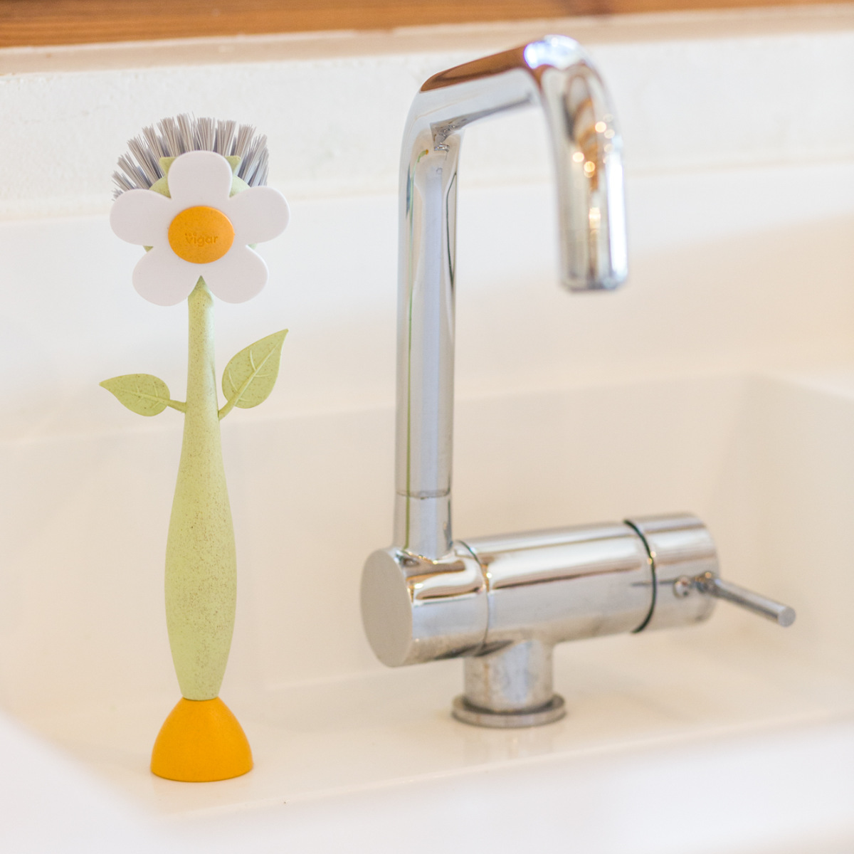 Vigar ヴィガール フローガニック ディッシュブラシ FLORGANIC Dish Brush （ キッチンブラシ キッチン ブラシ たわし タワシ かわいい ） | Vigar | 08