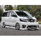 10系アルファード フルエアロ4点セットB 後期Sグレード用 FRP未塗装 
