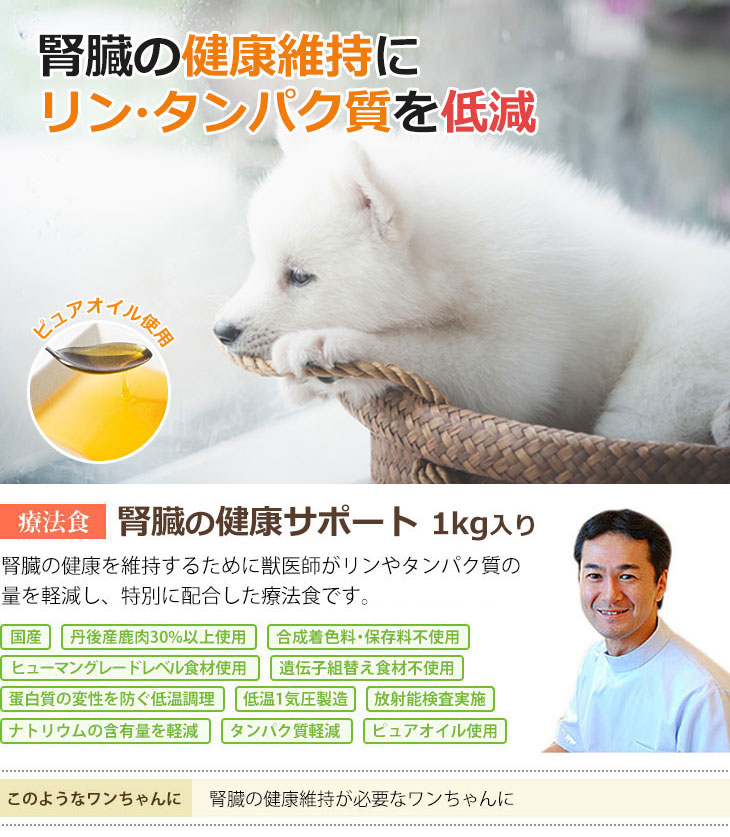 Dr.宿南のキセキのごはん ドッグフード 腎臓の健康サポート 犬用療法食