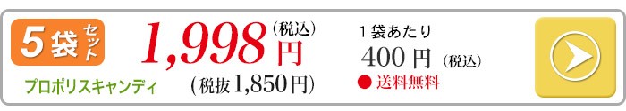 プロポキャンディのメインキャンディ５袋