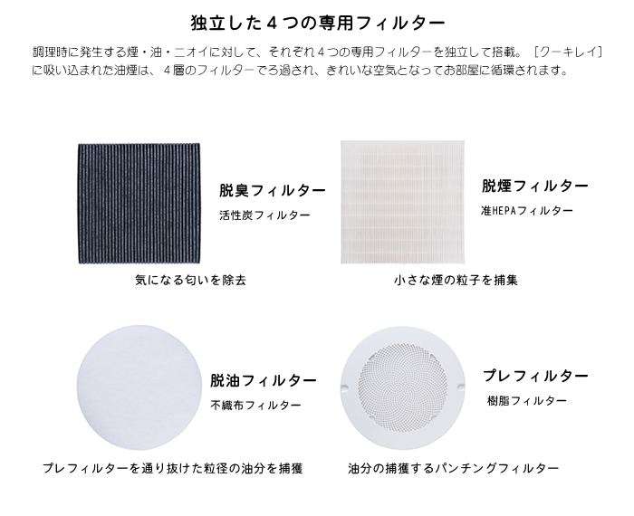 クーキレイ　ブラック　照明　リモコン・新品フィルター付属　脱煙 脱臭 脱油 空気清浄機能付ダイニングペンダントライト C-PT511-BK クーキレイPT