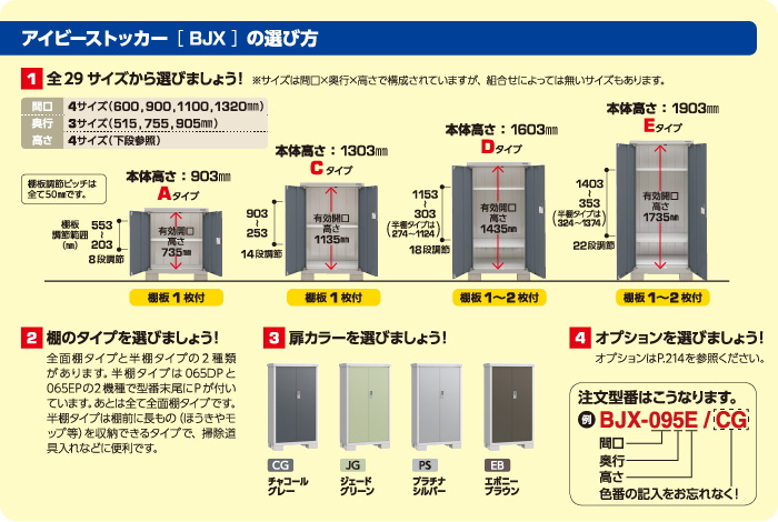 物置 収納 イナバ物置 稲葉製作所 アイビーストッカー BJX-139D 全面棚