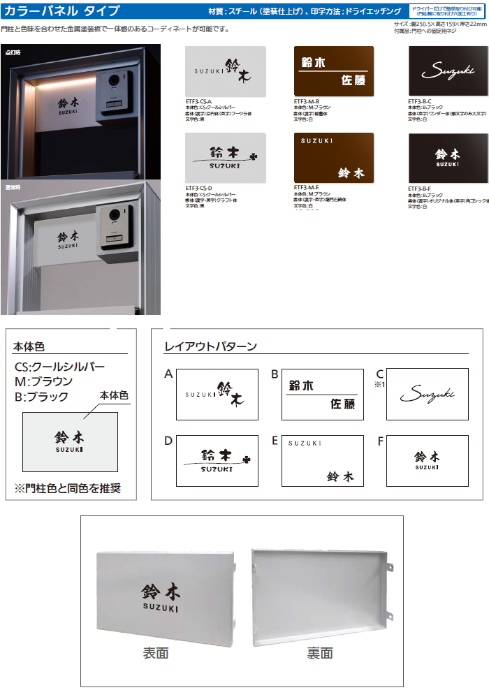 部品】 パナソニック panasonic テセラフレーム専用 カラー