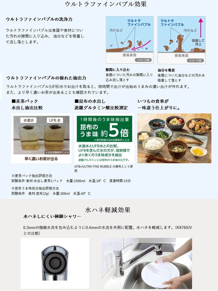 サンエイ SANEI シングル混合栓 ファインバブル付 K871206JV-13 サンエイ SANEI シングル混合栓 ファインバブル付 K871206JV-13