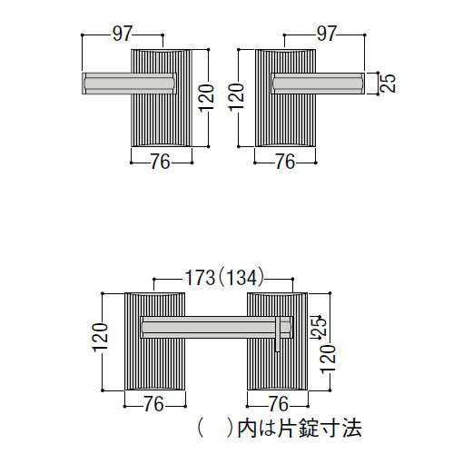 部品】 門扉オプション LIXIL リクシル TOEX ハイ千峰錠 錠金具 片開き