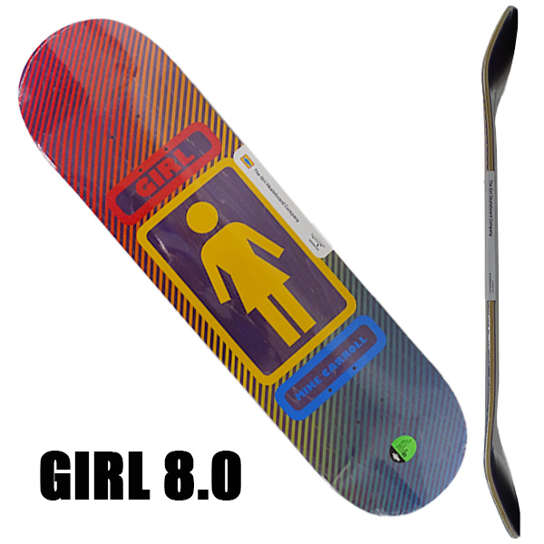 値下げしました！ガール スケートボード デッキ GIRL 93 TIL CARROLL 