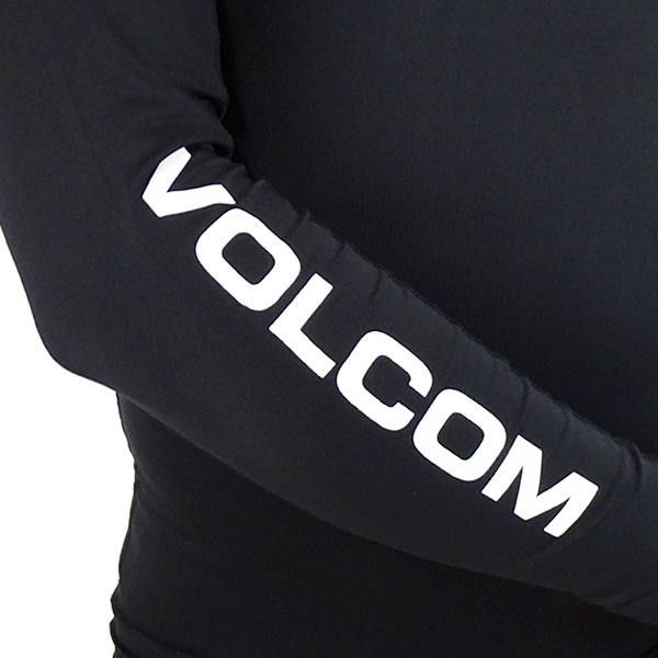 VOLCOM ボルコム メンズ長袖ラッシュガード LIDO SOLID L S BLACK UPF 男性用水着 UVカット  A9312302[返品、交換及びキャンセル不可]クリックポスト対応 ラッシュガード