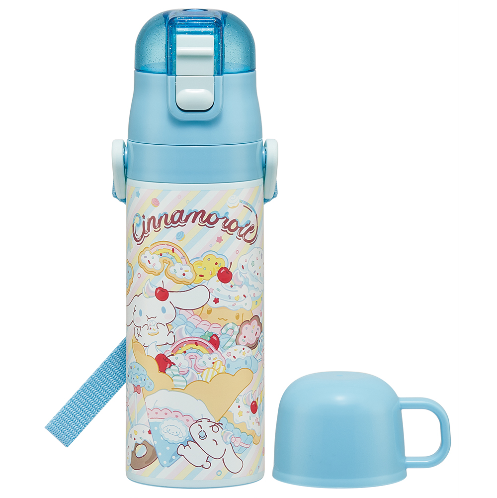 sanrio（サンリオ） スケーター 水筒 子供 2WAY 直飲み 470ml コップ