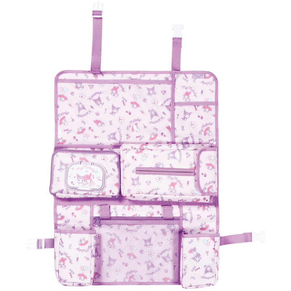 sanrio シート バック ポケット マイメロディ クロミ カー用品 sanrio シート バック ポケット マイメロディ クロミ カー用品