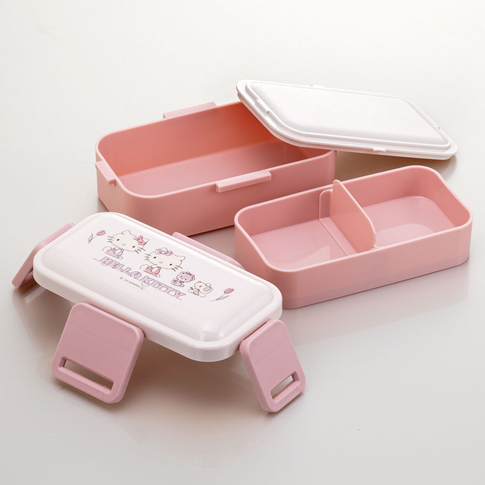 ハローキティ スケーター 弁当箱 大人 子供 二段 仕切り 食洗機 レンジ