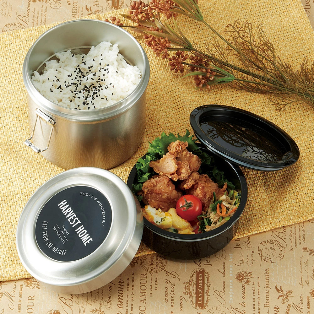 スケーター 抗菌 お弁当箱 保温 840ml 弁当箱 2段 ランチジャー