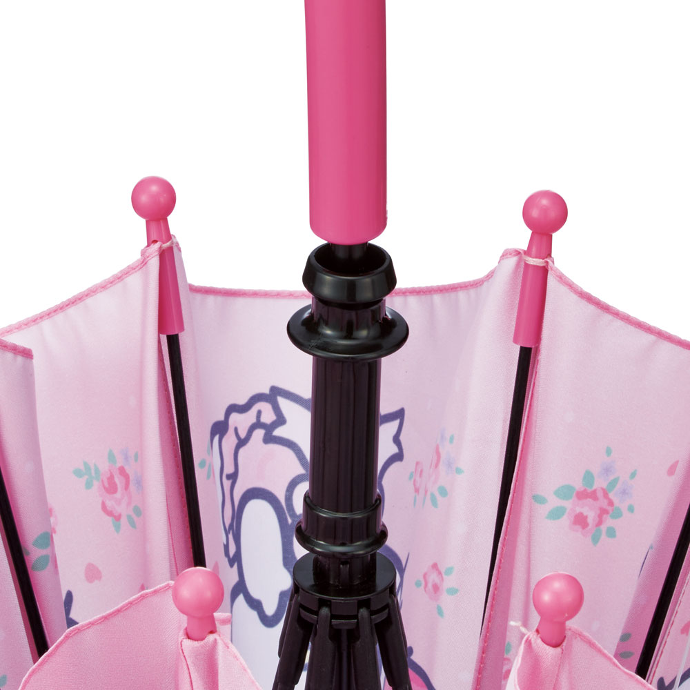 ハローキティ 子供 傘 35cm 手開き 透明窓付 2歳 3歳 幼稚園 通園