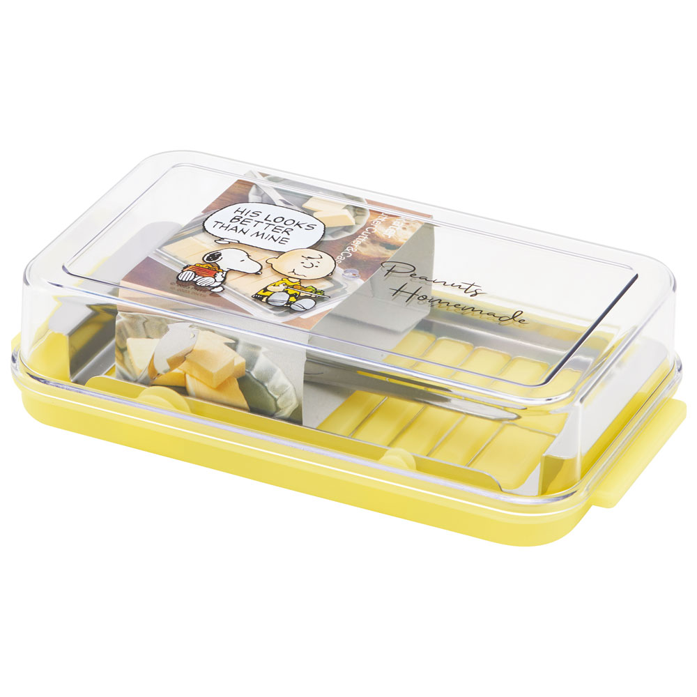 ⭐︎価格交渉可⭐︎スヌーピー　陶器　バターケース バターカッター＆バターケース(バターナイフ付き) スヌーピー