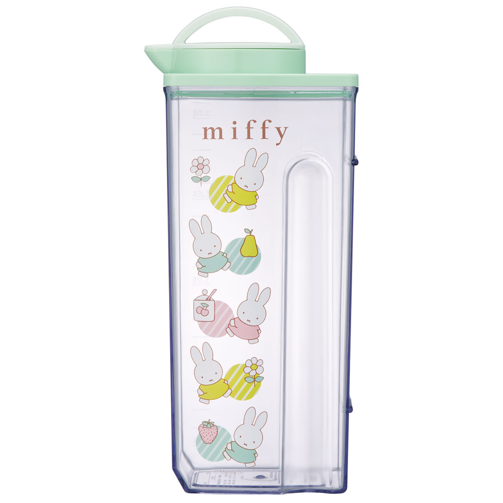 Miffy 冷水筒 ピッチャー ジャグ 麦茶ポット 卓上ポット 2l 横