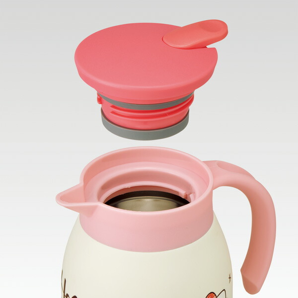 ハローキティ 卓上ポット 600ml 保温 おしゃれ 魔法瓶 ステンレス