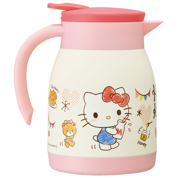 ⭐︎未使用⭐︎キティ東芝電気保温ポット ハローキティ 卓上ポット 600ml 保温 おしゃれ 魔法瓶 ステンレス
