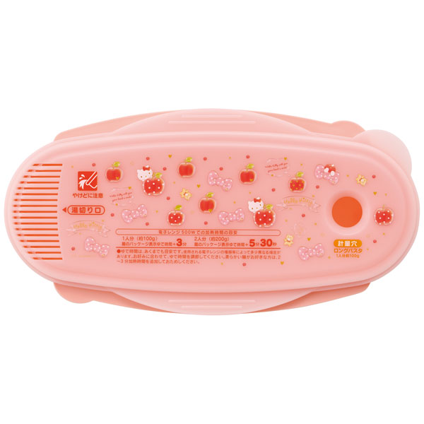 2009年 2016年 2017年 ハローキティ ポット 泡立て器 パスタケース ハローキティ スケーター 電子レンジでゆでパスタ調理ケース UDP2