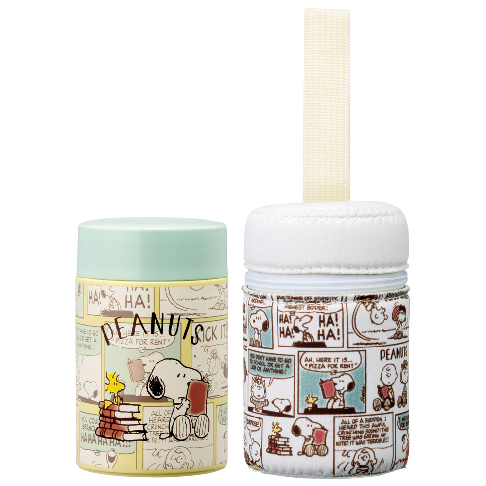 SNOOPY（スヌーピー） カバー 付き ステンレス ミニ ポット 180ml 軽量