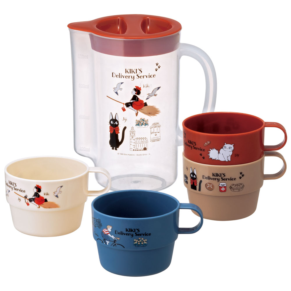 スタジオジブリ 冷水筒 ピッチャー ジャグ コップ付き 麦茶
