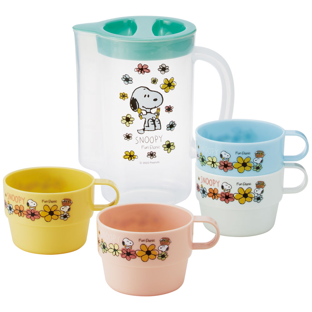 SNOOPY - スヌーピー SNOOPY 魔法瓶  ポット ハンドジャグ  3点 スヌーピー 魔法瓶 ポット 1L 3種セット HAND JUG 新品 レトロ