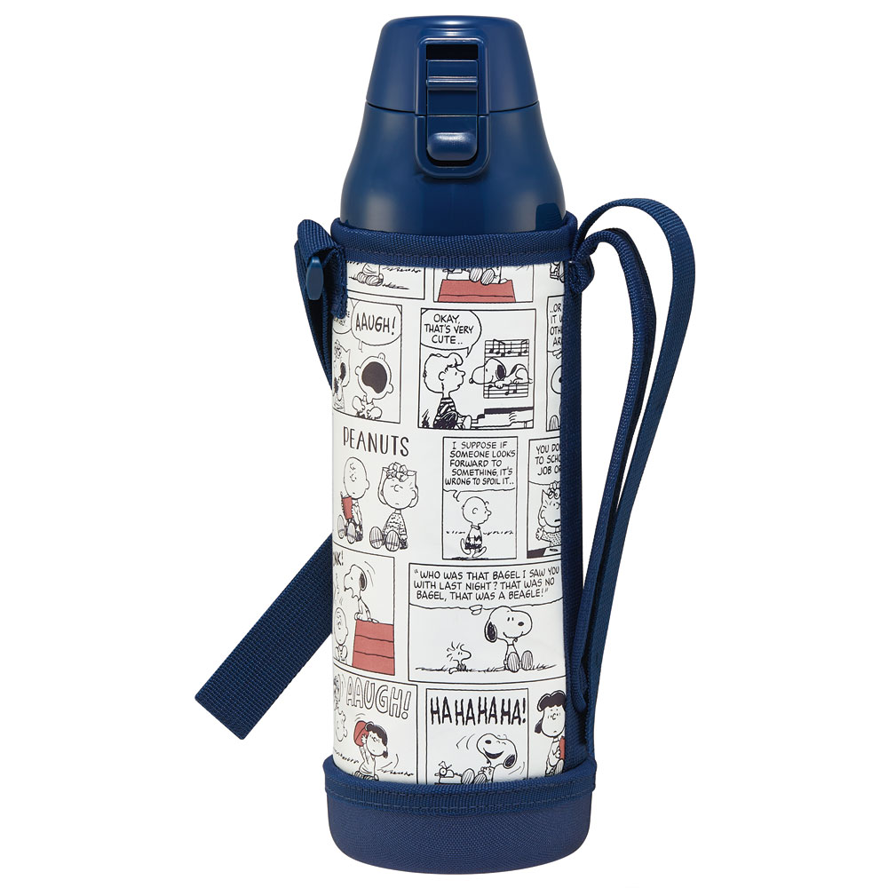 SNOOPY（スヌーピー） カバー付き ロック付き ワンプッシュ 直飲み