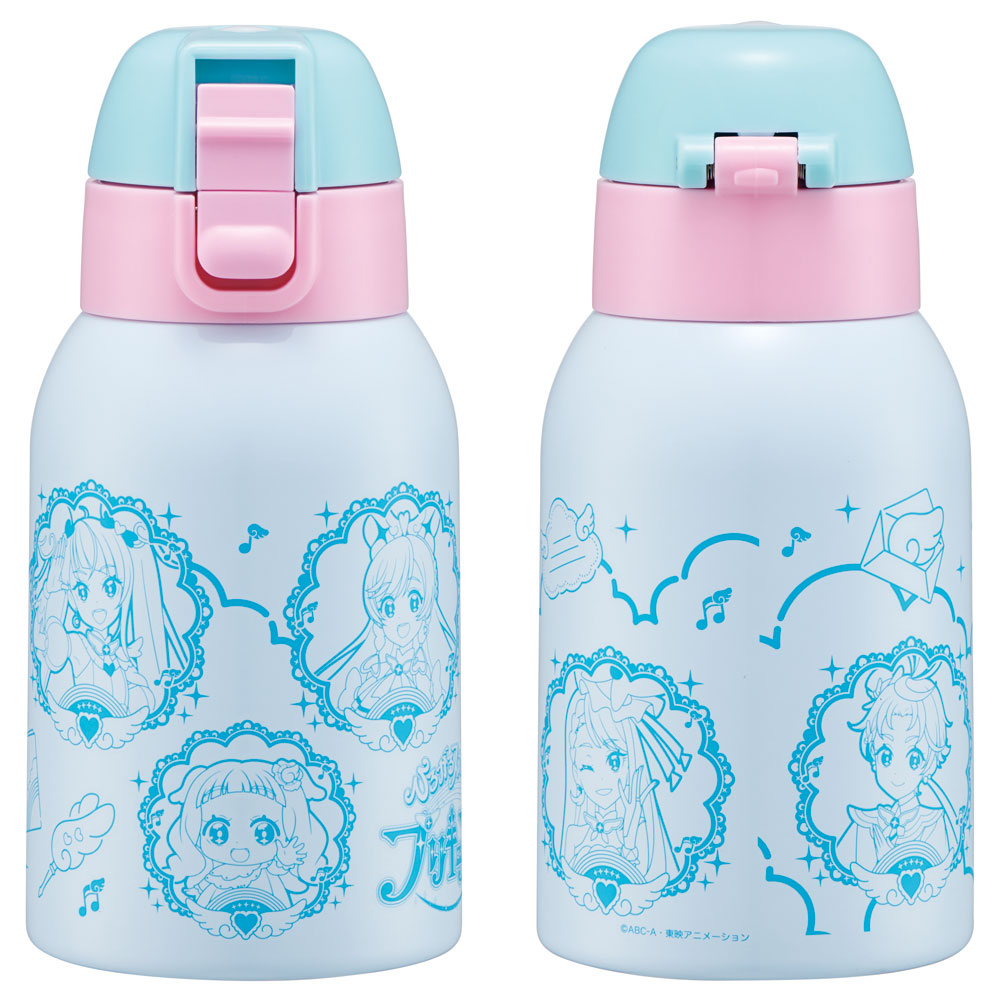 スケーター カバー 付き 直飲み 水筒 400ml 保冷専用 ステンレス 子供