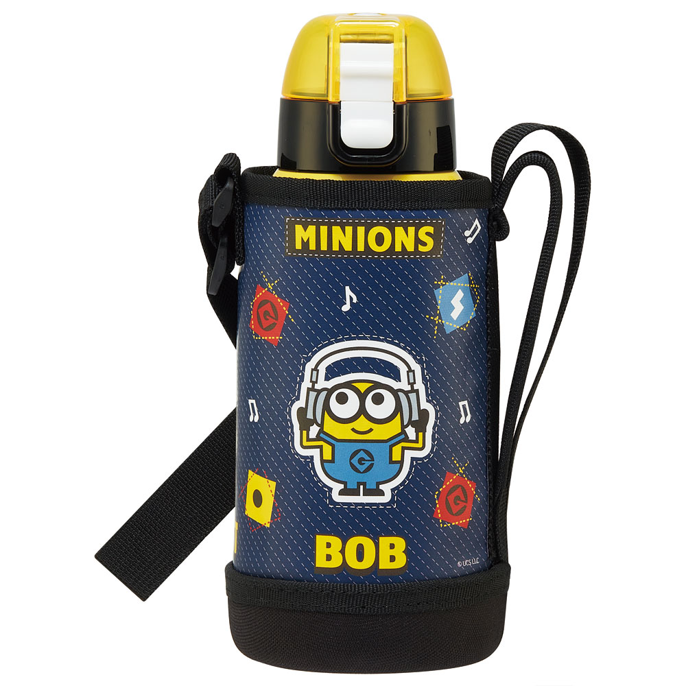 MINIONS カバー付き 直飲み 水筒 600ml 保冷専用 KSTCH6