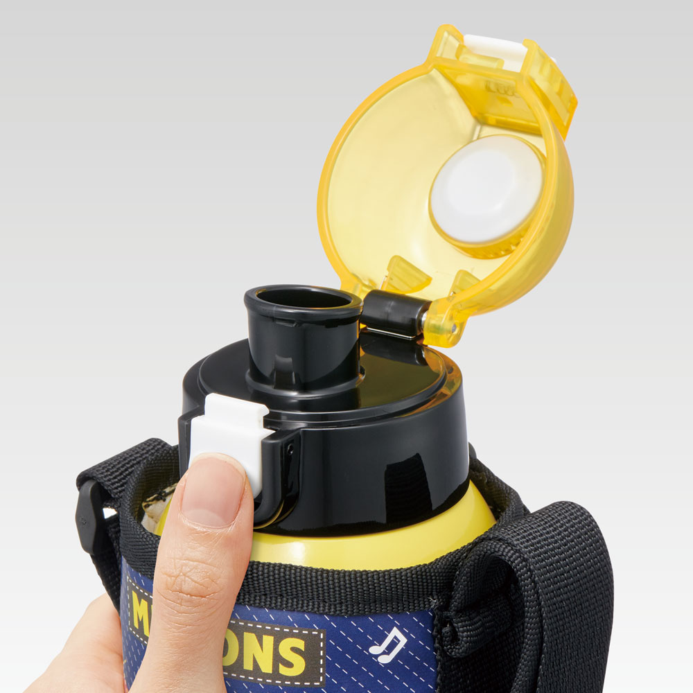 MINIONS（ミニオンズ） カバー付き 直飲み 水筒 600ml 保冷専用 KSTCH6