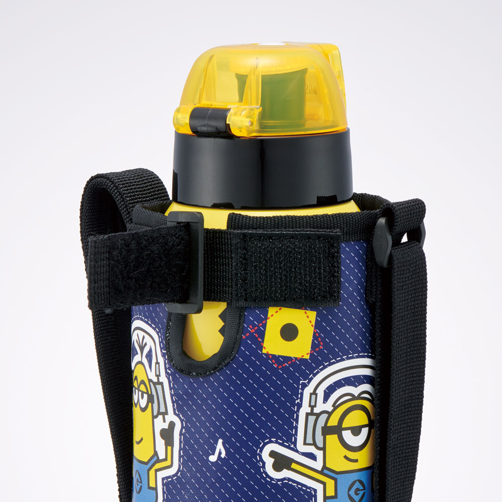 MINIONS（ミニオンズ） カバー付き 直飲み 水筒 600ml 保冷専用 KSTCH6