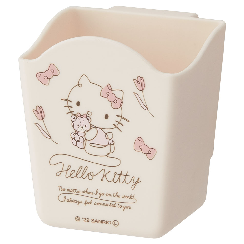 ハローキティ カップ型収納容器 キャニスター ホーロー 木蓋 750ml 保存容器 おしゃれ かわいい