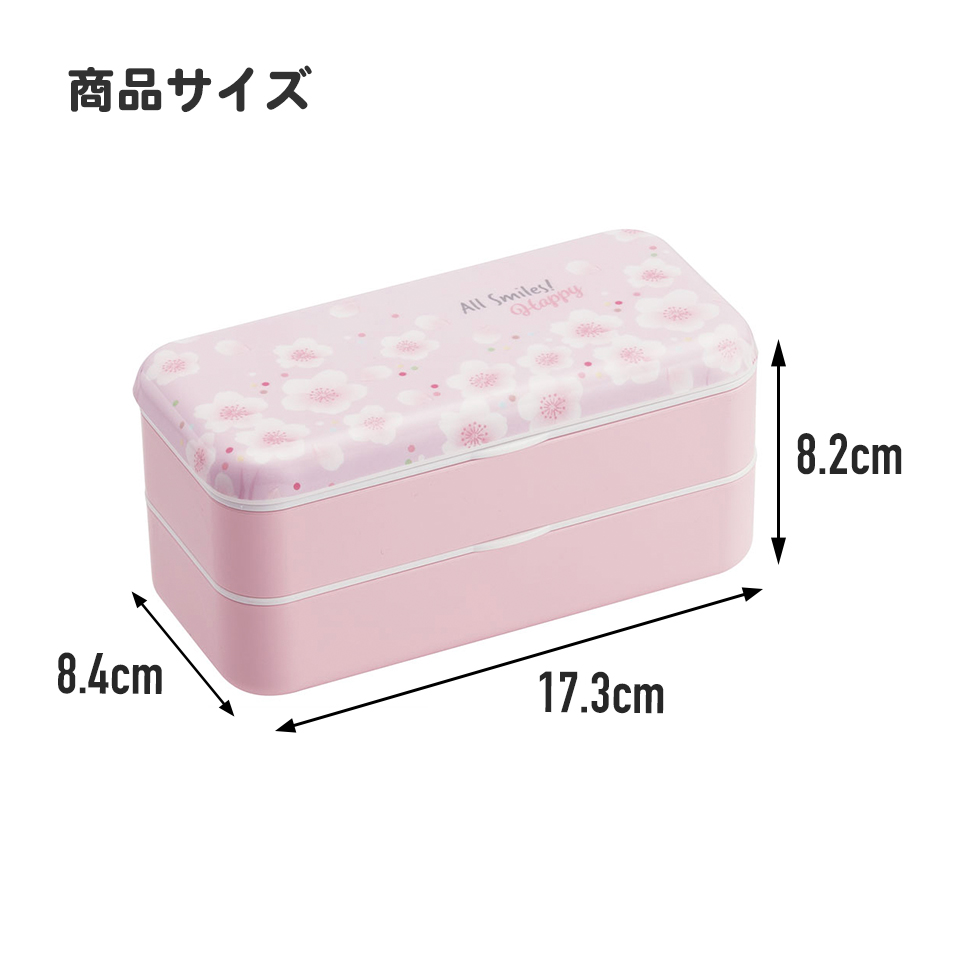 スケーター お弁当箱 2段 600ml 弁当箱 ランチボックス 二段 食