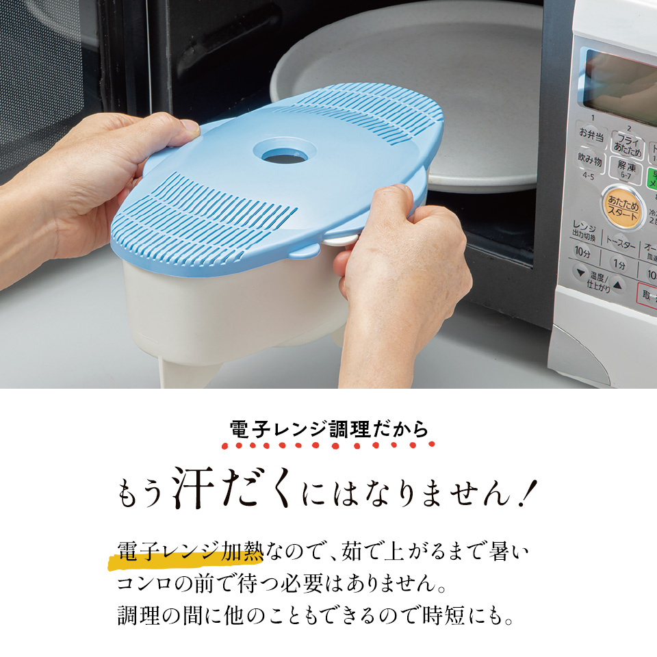 スケーター 電子レンジそうめん＆うどん・そばメーカー UDSU1