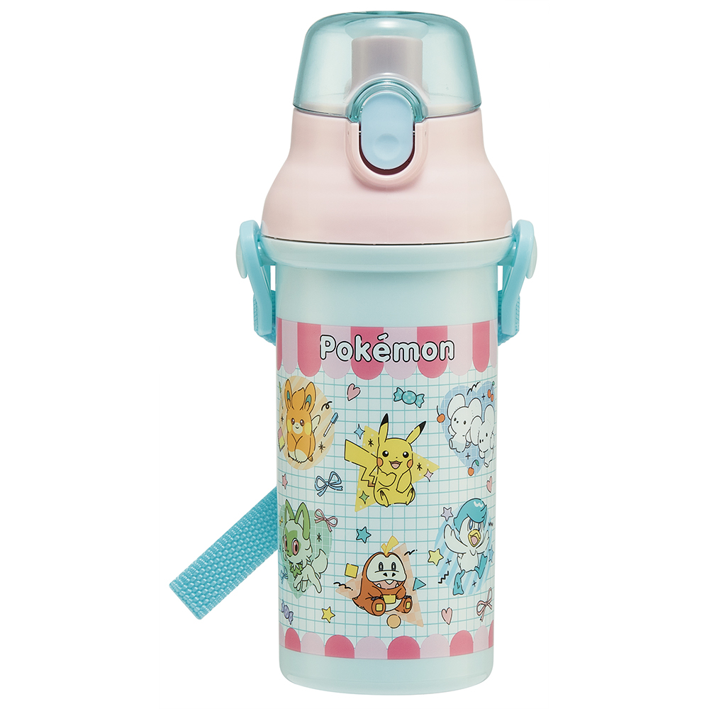 Pokemon（ポケモン） スケーター 水筒 直飲み 大容量 480ml ワンタッチ