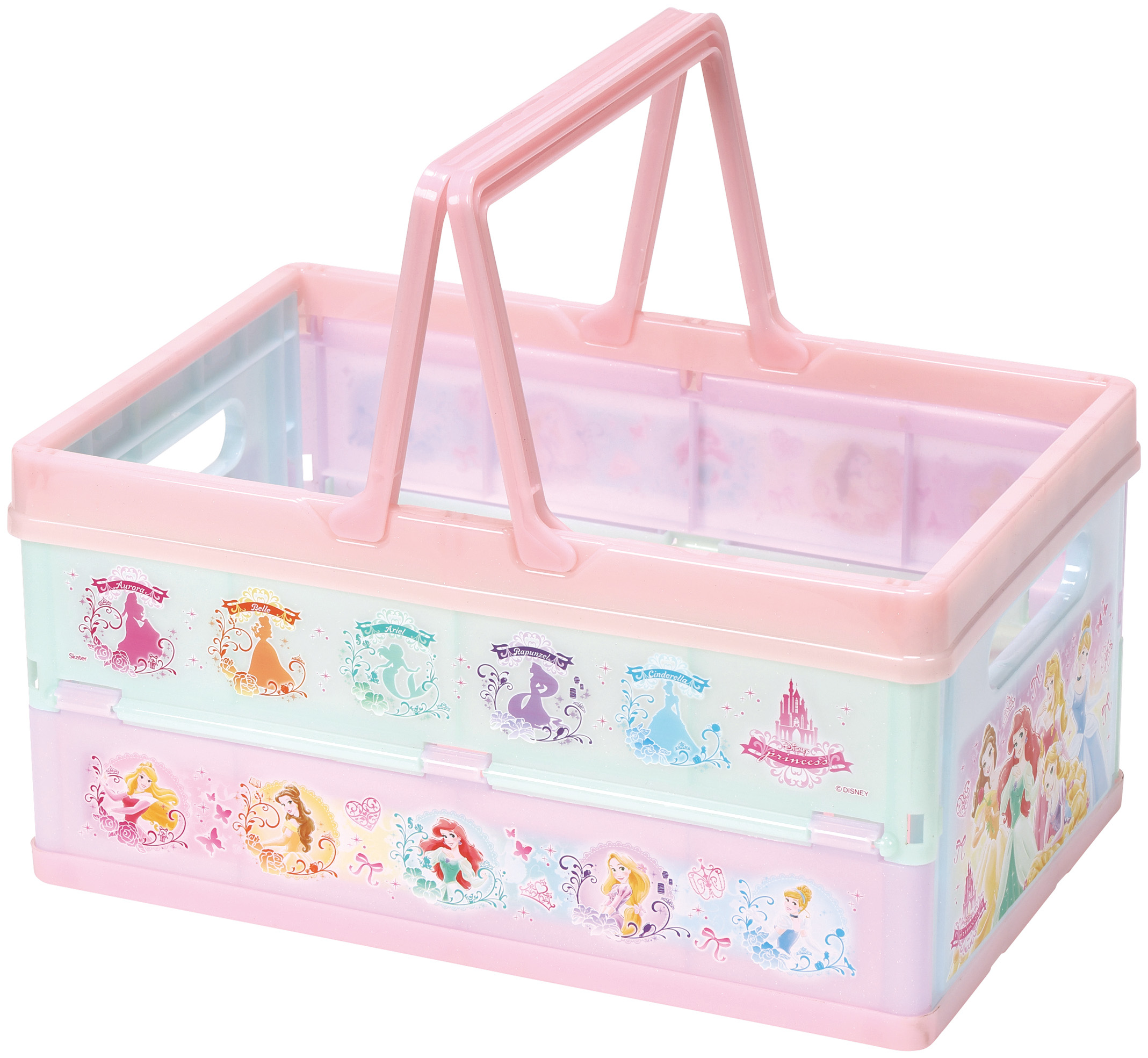 Disney（ディズニー） 収納ボックス 折りたたみ おもちゃ 奥行25