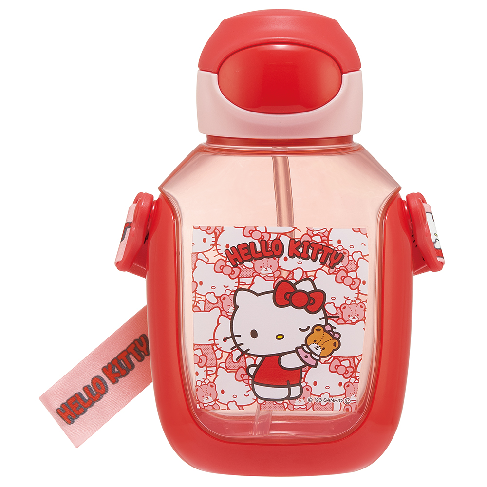 sanrio（サンリオ） ストロー ワンタッチ 水筒 530ml ワンプッシュ