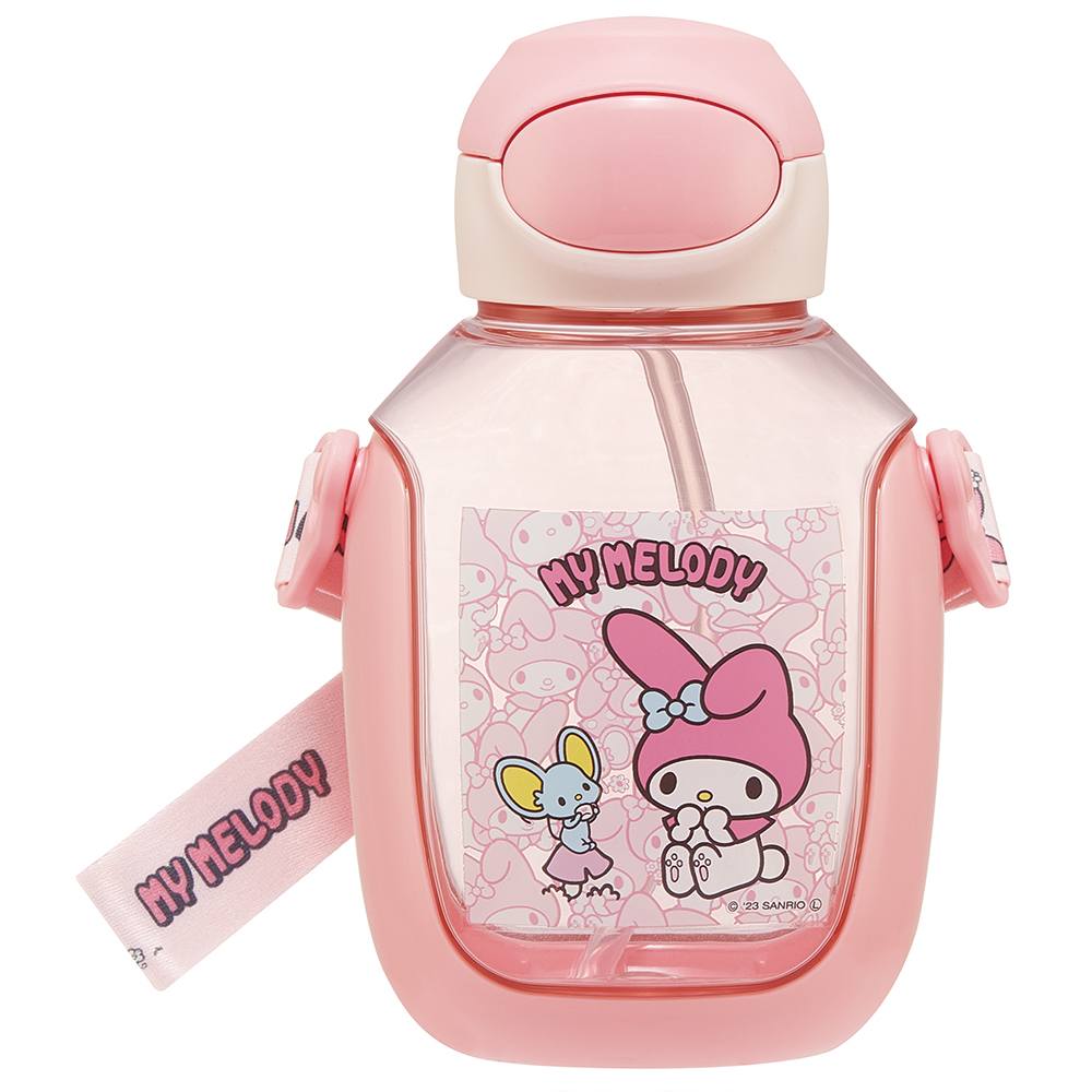 sanrio（サンリオ） ストロー ワンタッチ 水筒 530ml ワンプッシュ